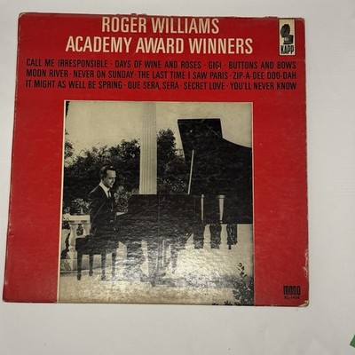 Roger Williams Academy Award Winners 12'' Vinyl LP Mono Kapp KL-1406
