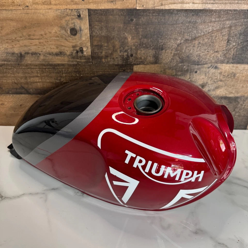 2024 Triumph Speed 400 Fuel Tank Racing Red Used Gas Tank - Image 3 of 4