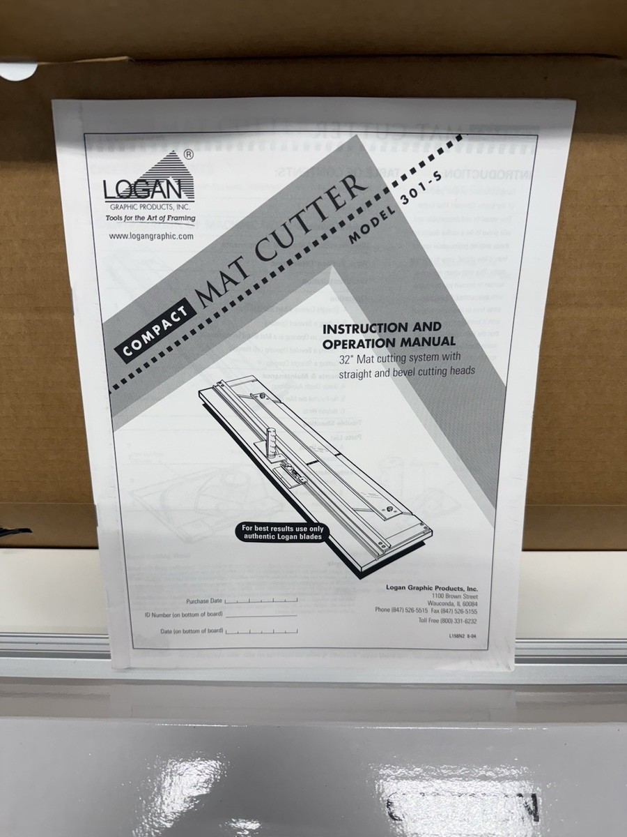 Logan 301-S Compact Classic Mat Cutter for sale online | eBay
