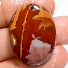 Natural Noreena Jasper Oval Cabochon Drilled Gemstone 31 Ct. 27X20X5 mm A-33769