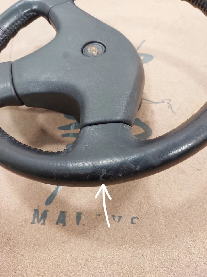 JDM Nissan Fairlady Z Z32 300ZX Leather Steering Wheel Genuine 90-96 - Image 4 of 4