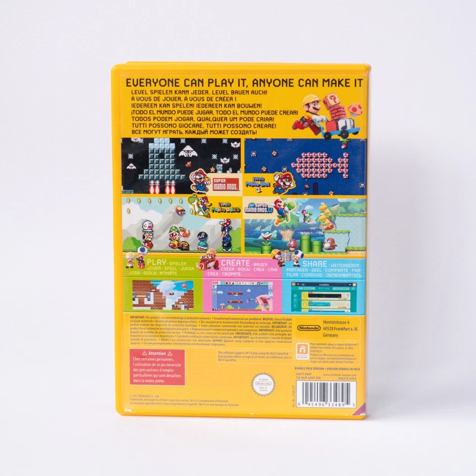 GIOCO Nintendo Wii U Super Mario Maker + Libretto da collezione PAL ITA, foto 3 di 5