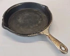 Wagner Ware Sidney-0- Cast Iron Nickle Plated 11" Double Skillet 1401-C