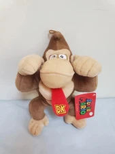 DK Donkey Kong 10 Plush Doll Stuffed Toy Official Licensed Nintendo Super Mario