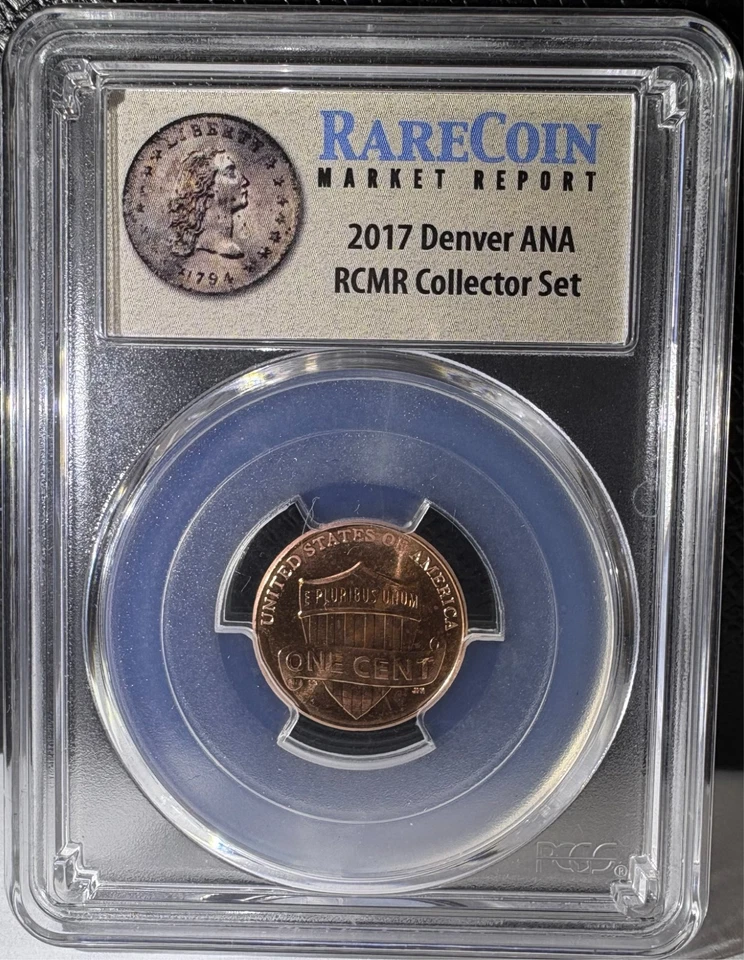 2017-P Lincoln Cent PCGS Gem BU Denver ANA RCMR Collector Set 1 Of 1,000! - Image 2 of 2