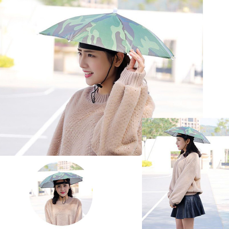 rain umbrella hat
