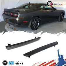 For 2015-2022 Dodge Challenger Rear Bumper Reflector Lights Smoked Trim Set of 2