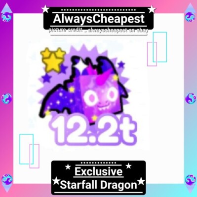  CHEAPEST  - Exclusive Starfall Dragon - Pet Simulator X -  100% Legit&Safe 