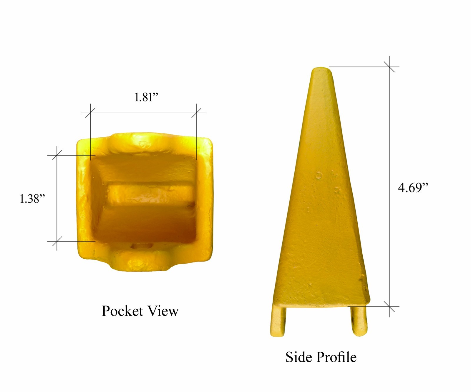 5 'fits Esco' 18 Series Mini Excavator / Backhoe Bucket Dirt Tooth w