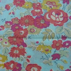 tatum x1 yd tana liberty aqua lawn tiny cotton floral fabric london pink