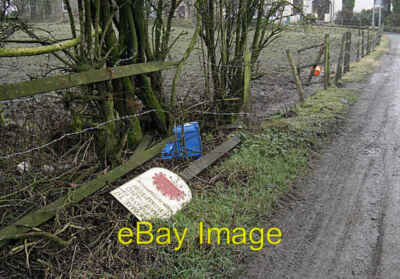 Photo 6x4 Sign resigned Milnrow This plaque used to stand proud on Rochda c2009