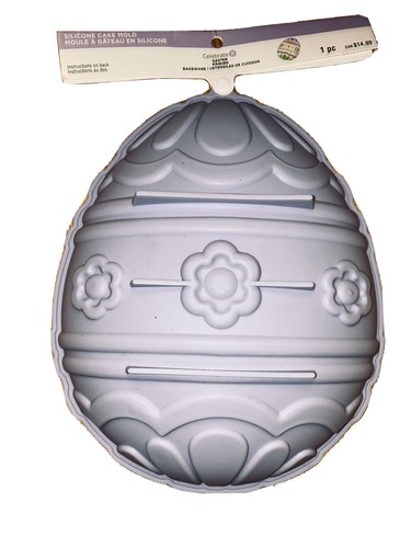 Large Easter Silicone Egg Baking Mold for cakes, chocolate candy by Celebrate It - Bild 1 von 6
