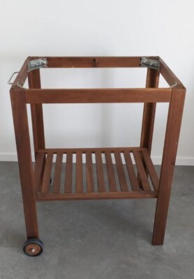 IKEA ÄPPLARÖ Schrank Servierwagen Grilltisch 77 x58 x88 cm Akazie 902.880.40 NEU