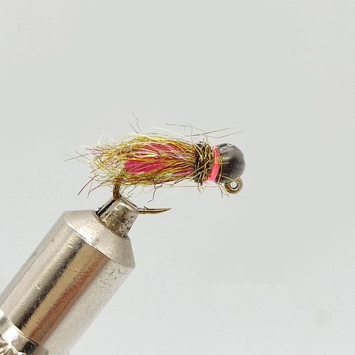 Jaune Rose Blanc Nymphe Pêche Leurre Kit 5pcs Haute Qualité Fly Crochet Truite - Photo 11/20