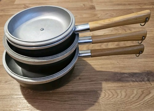 3 Mark Regal Ware Enamel Cast Aluminum Non-Stick Cookware SaucePan 18cm 21cm 23c - Picture 6 of 14