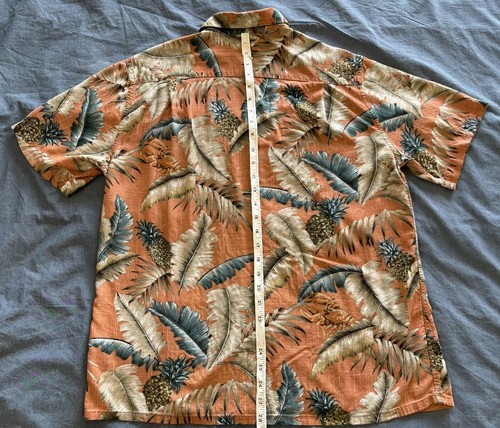 Boca Classics Men’s Hawaiian Short Sleeve Button Floral Shirt Large 100% Rayon - Picture 9 of 12