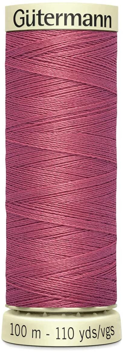 GUTERMANN - 100mt - FILO PER CUCITO 100% POLIESTERE - COLORE ROSA CARDINALE 81