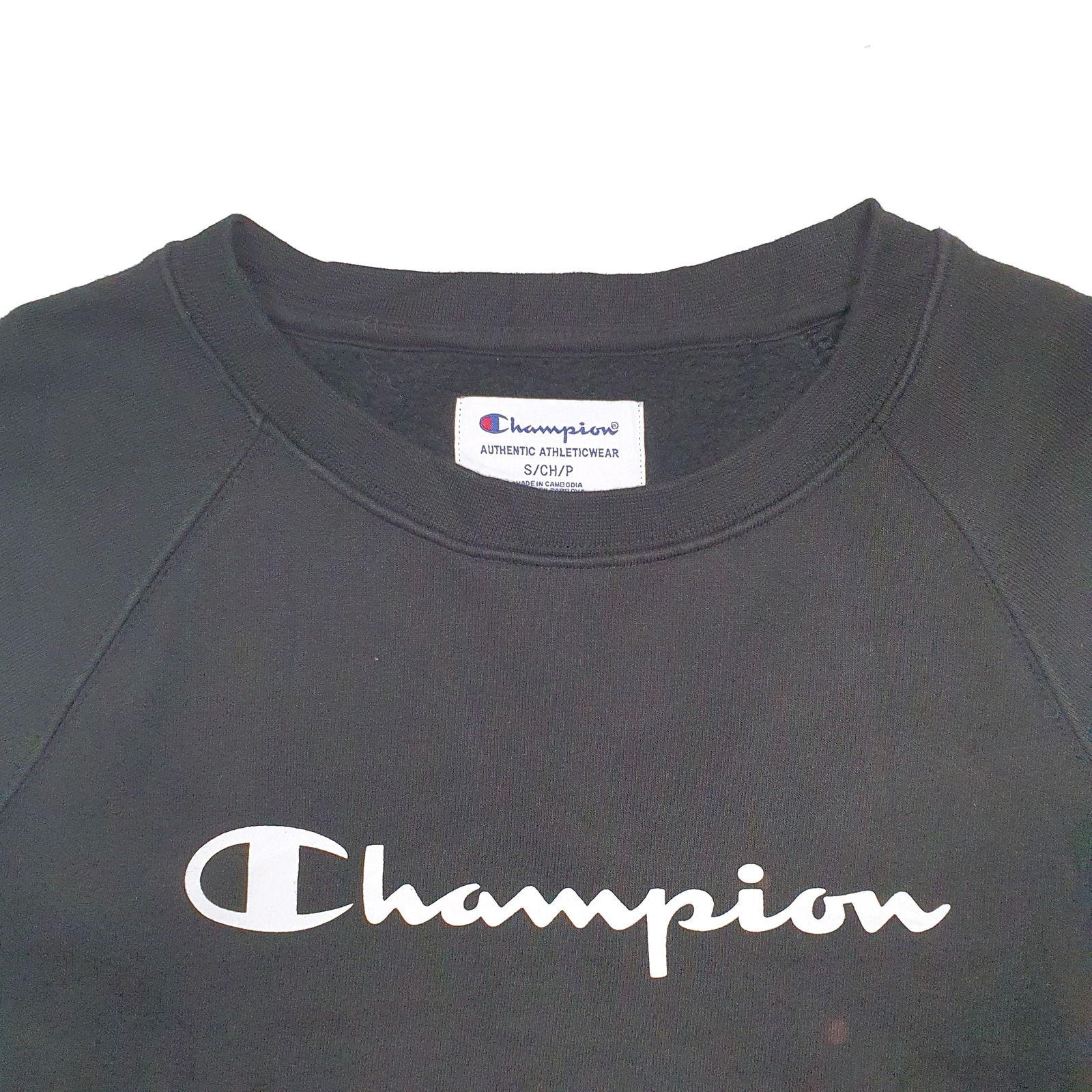 CHAMPION Crewneck Cotton Jumper Sweatshirt Mens S image 2