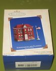 Hallmark Ornament: 2003 Pressed Tin & Die Cast Metal Schoolhouse & Flagpole