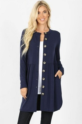 side pocket cardigan