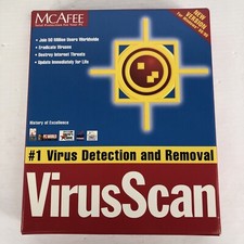 McAfee Virus Scan CD rom Win 98 95, NT workstation, 3.1, DOS,  OS/2 NEW SEALED
