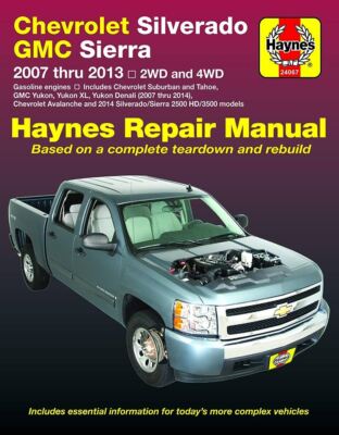 Chevrolet Silverado Gmc Sierra Denali Shop Service Repair Manual Haynes Chilton