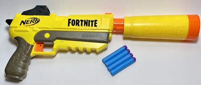 NERF Fortnite Sp-l Elite Dart Blaster w/ Barrel and Darts