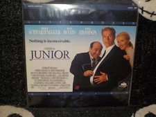 Junior Letterbox Laserdisc LD Arnold Schwarzenegger Danny DeVito Free Ship $50