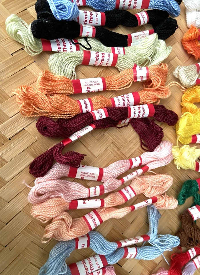 Friendship Bracelet String Lot Of 40 Skeins Multi Color Embroidery Floss - Image 4 of 4
