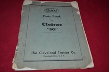 Cletrac Oliver Bg Crawler Traktor Teile Buch Manuelle Pbpa