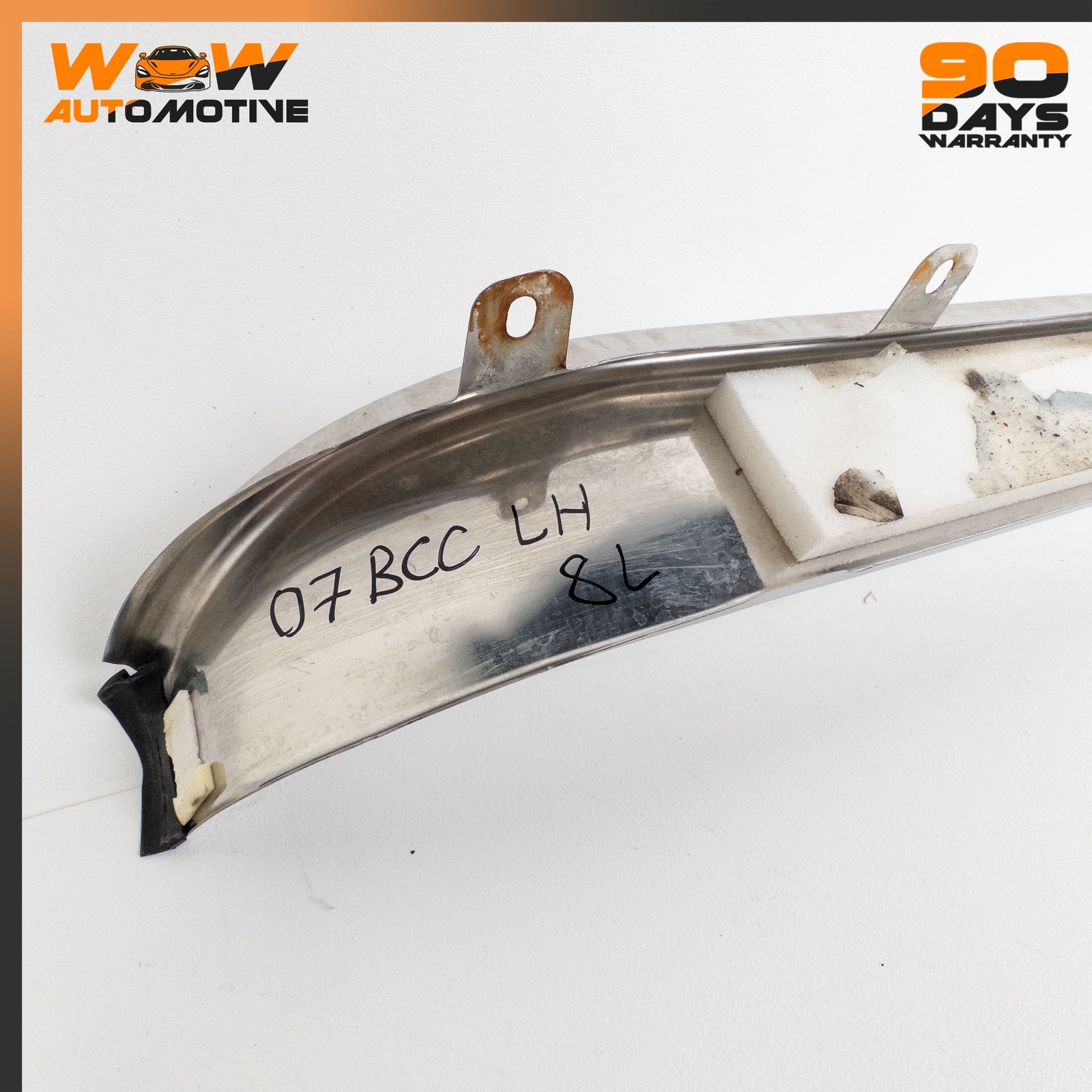 07-11 BENTLEY CONTINENTAL GTC LOWER RIGHT LEFT OUTER DOOR SILL TRIM STRIP OEM