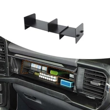 For 21-2023 Ford F150 Passenger Co-Pilot Storage Insert Divider Panel Trim Black