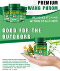 Herbal Balm for ichy Cream 50g (Pack 10) (Green) by Wang Prom Lightweight Pack