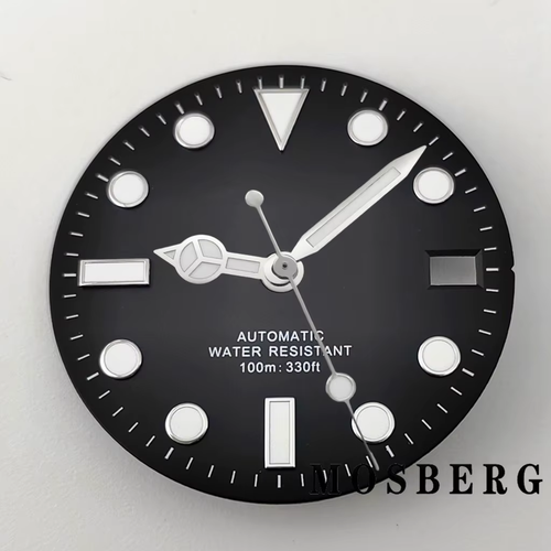 28,5 mm Zifferblatt mit Uhrenzeigern leuchtende Passform NH35 NH36 Watch Faces Automatik - Bild 11 von 24