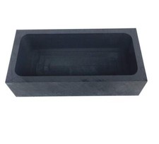 Gold Silver Graphite Ingot Mold Mould Crucible for Melting Casting Refining 1kg