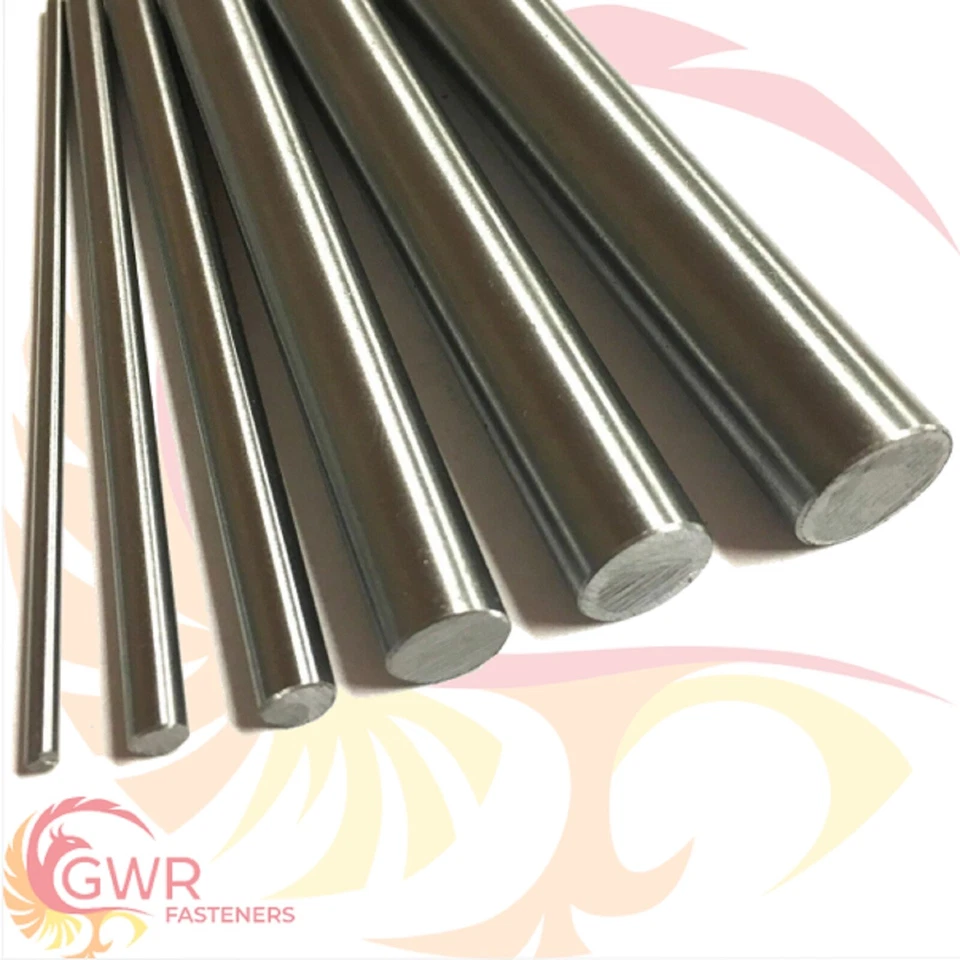 Silver Steel Round Bar Rod - 2mm 2.5mm 3mm 4mm 5mm 6mm 7mm 8mm 9mm 10mm