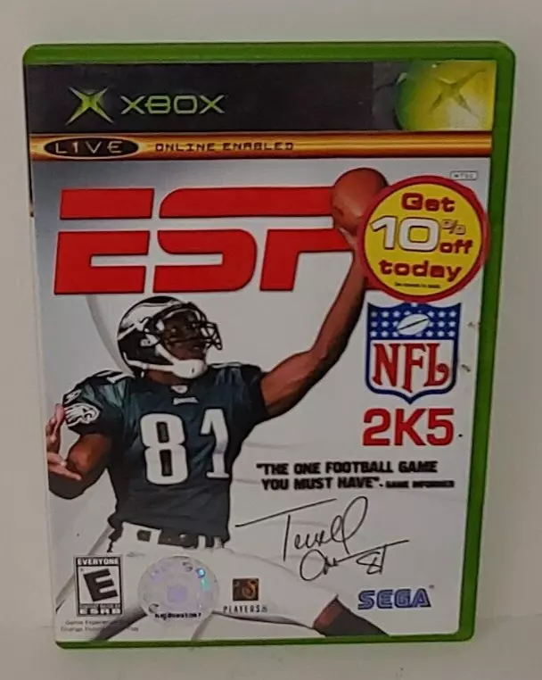 ESPN NFL 2K5 Football NFL Microsoft Xbox Complete Tested Working