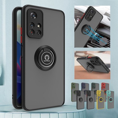 Slim Ring Holder Stand Phone Case For Xiaomi Redmi Note 12 Pro+ 5G 11 10 Pro 5G