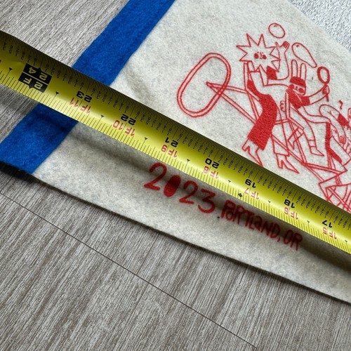 Portland PedalPalooza Bike Summer 2023 Pennant Flag Cycling Decor 24" - Bild 3 von 4