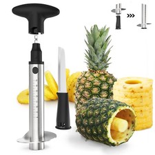 Newness Pineapple Corer with Knife, Upgraded, Electric  Manual Stainless S...