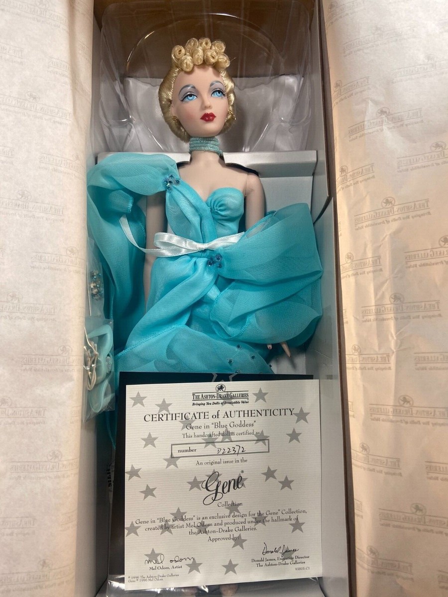 Gene Marshall Doll with Blue Goddess Outfit 16