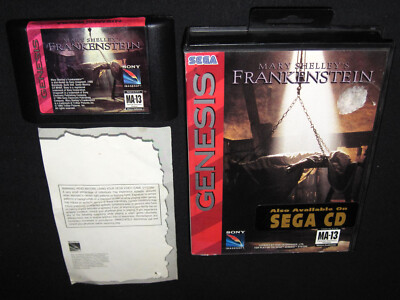 プレーステーション   ソフト Mary Shelley's Frankenstein (Sega Genesis, 1994) Game & Case