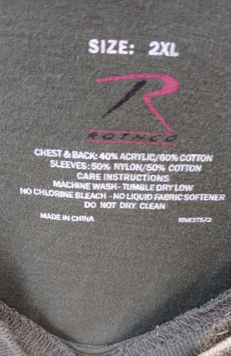 Rothco Men's Hunting Camo Shirt 2XL Padded Elbows Great Outdoor Outings - Picture 3 of 11