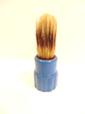 older Rubberset shaving brush with blue plastic handle