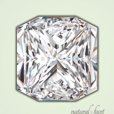 Carat I/VS2/Ideal Polish Radiant Cut AGI Certified Diamond