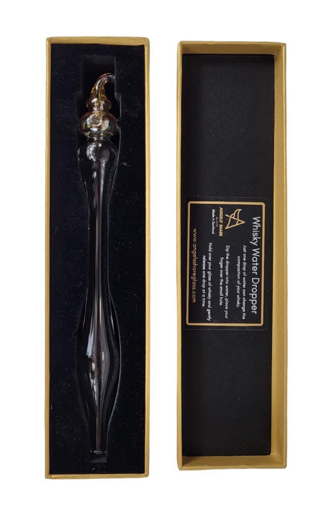 Angels Share Glass Pipette Dropper Whisky Water Hand Blown Glass Made Scotland B