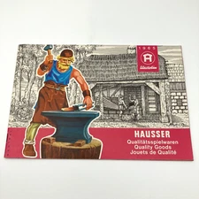 Hausser Elastolin 1965 Quality Toys Diorama Buildings Figures Games Catalog