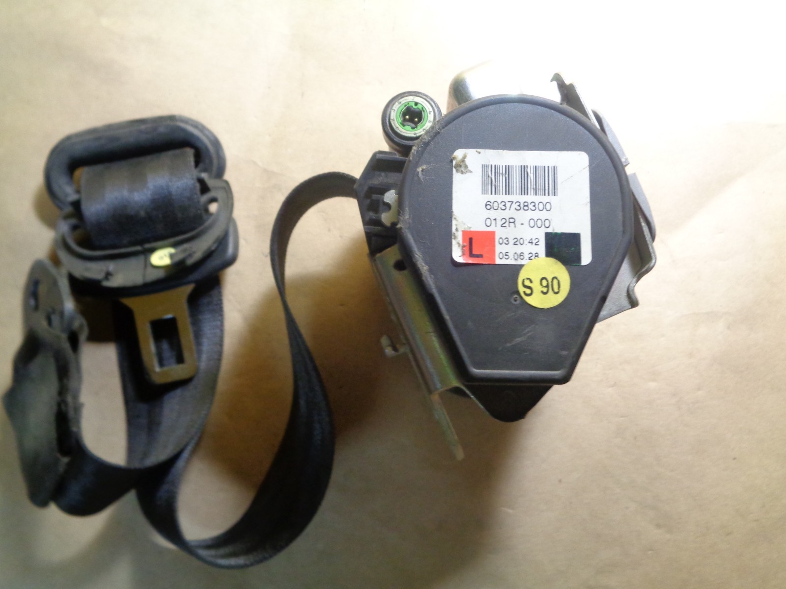 Lamborghini Gallardo...LH Front Seat Belt.. Part # 401857705A