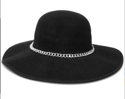 INC Chain Detail Felt Floppy Hat Stetson Gun Club Diamond Jim 5X Felt Hat – McKinney Hat Company main image 4