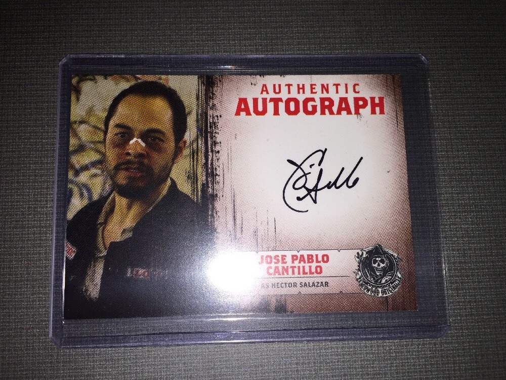 Sons Of Anarchy Authentic Autograph Card Jose Pablo Cantillo As